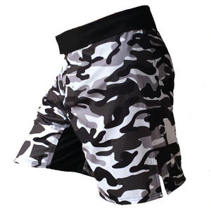 Shorts MMA unisexes confortables, couleur unie, best-sellers, pour le kickboxing, les arts martiaux et l'entraînement de combat. - Product Image 1