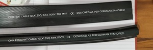 CMK Make FLAT CABLE 4CORE X 2.5 SQMM Industrial Rubber Flat Cable for Elevator 750V 40C to 105C India - Product Image 2