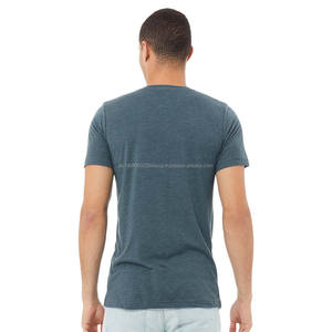 Nouveaux T-shirts en bambou à col en V confortables et élégants, régulateurs de chaleur, évacuant l'humidité, douceur - Product Image 3