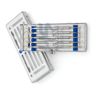 Kit de base d'instruments dentaires micro-parodontaux pour chirurgie buccale, en acier inoxydable, manuel, à source d'alimentation, instruments chirurgicaux dentaires - Product Image 2
