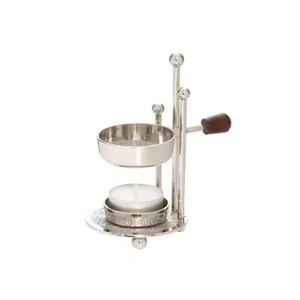 Diffuseur d'aromathérapie en acier inoxydable avec porte-bougie, utilisable toute l'année, brûleur de parfum d'ambiance, brûleur d'encens - Product Image 1
