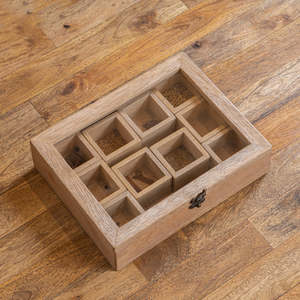 Stylish Handcrafted Wooden <b>Spice</b> Box Set Traditional Chinese Design Bamboo Lid Stackable Freshness Preservation Hs Husnain - Product Image 2