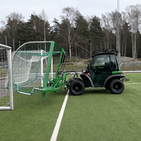 Déplaceur de buts de football hydraulique monté sur tracteur avec cadre réglable pour terrains de sport - Prix de dépôt
