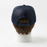 Gorra de béisbol de malla con logo personalizado, gorra deportiva de poliéster ajustable con tira, venta al por mayor directa del fabricante OEM