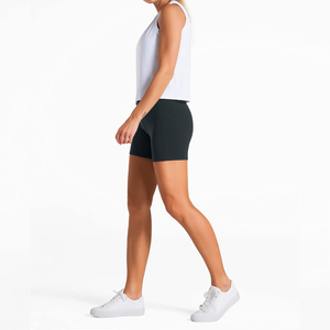Pantalones cortos de yoga con spandex flexible para mujer - Product Image 5