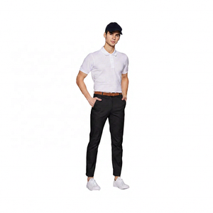 Chemise pour homme à manches courtes en coton/fibre de bambou, couleur unie, style vintage, séchage rapide, tissu respirant, longueur normale - Product Image 3