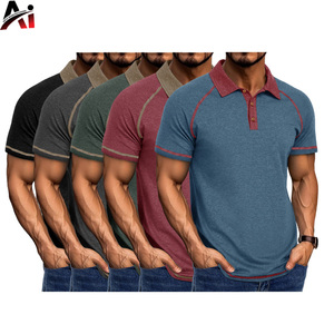เสื้อโปโลผู้ชายลำลอง ขายดี ดีไซน์ใหม่ รับทำโลโก้ สีพื้น ผ้าฝ้ายระบายอากาศ ไซส์ใหญ่ แฟชั่น - Product Image 1