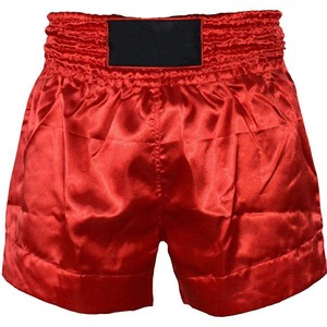 Custom Made Unisex Red Boxing Shorts Regular Fit Breathable Polyester Martial Arts Wear Adult Size Quick Dry Moisture Wicking - Product Image 1