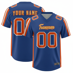 Nouveau design 2026 – Maillot de football américain personnalisé pour homme, grande taille, manches courtes, 100 % polyester de haute qualité à prix abordable - Product Image 1