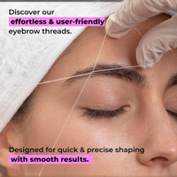 Fil à épiler antibactérien extra doux et fort pour les sourcils Broderie de beauté Épilation Épilateur Pince à épiler pour les magasins de vanité