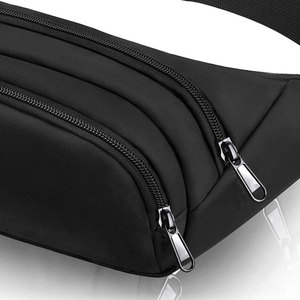 Sac banane unisexe en similicuir Econex Sports, fermeture éclair, étanche, pochette de randonnée extérieure, sangle détachable, style minimaliste, 21L - Product Image 5