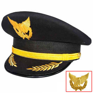 Nouvelles casquettes de marin blanches personnalisées avec broderie dorée, casquettes de yacht pour la promotion - Product Image 4