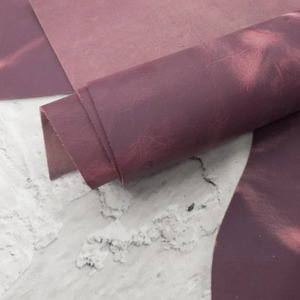 Purple Cowhide <b>Leather</b> With Abstract Pattern Ideal For Furniture And Craft Projects For High-Quality <b>Leather</b> Goods Production - Product Image 5