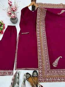 NUEVO SALWAR KAMEEZ DE DISEÑO MODERNO CON BORDADO PESADO Y LENTEJUELAS ESPECIAL PARA LA FIESTA DEL EID - Product Image 6