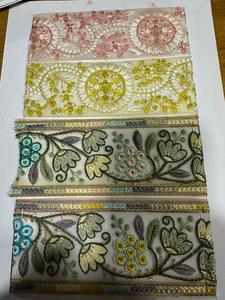 Tela de encaje bordado de diseño superior para vestidos, ribete de encaje bordado, decoración de prendas, suministro de fábrica textil - Product Image 5