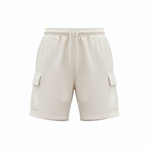 Pantalones Cortos de Verano para Hombre, Casuales, de Punto, Corte Holgado, con Cierre de Cordón, de Algodón Ecológico, Sólidos, de Secado Rápido y Transpirables - Product Image 4