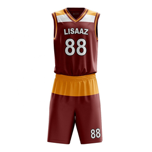 Ensembles d'uniformes de basketball de qualité supérieure, grandes tailles, design personnalisé, 100 % polyester, respirant, séchage rapide, évacuation de l'humidité, sur mesure - Product Image 6