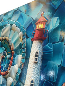 Panel Decorativo de Pared con Impresión UV y Relieve Metálico, Diseño 3D para Decoración del Hogar, Sala de Estar, Arte Mural, Tamaño y Forma Personalizables - Product Image 5