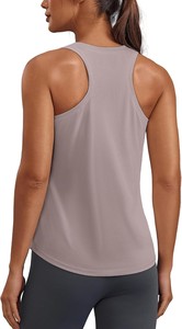 Débardeur Femme Tendance Sans Manches Décontracté Été Doux Extensible Respirant Spandex/Polyester Côtelé Ajusté Uni Tricoté ODM - Product Image 6