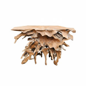 Mesa Consola Vintage de Madera Maciza de Raíz de Teca Reciclada Auténtica Alba Farmhouse - ¡Gran Oferta! Madera Sostenible de Ramas para Proyectos de Interiores - Product Image 3