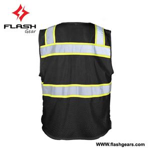 Hi Vis เสื้อกั๊กนิรภัยเสื้อจราจรสะท้อนแสง,เสื้อกั๊กป้องกันความปลอดภัยเสื้อกั๊กสะท้อนแสงชุดทำงานเพื่อความปลอดภัย - Product Image 2