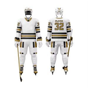 Uniforme de Hockey sobre Hielo de Color Sólido Personalizado de Alta Calidad, Último Diseño, Ropa Deportiva de Verano 100% Algodón, Talla Grande - Product Image 3