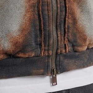 เสื้อฮู้ดดี้วินเทจคุณภาพสูงลายกราฟิกแบบซันเฟด ยูนิเซ็กส์ ผ้าหนานุ่มแบบสโตนอะซิดวอช ผ้าเฟรนช์เทอร์รี่ ลุคดิสเทรส อะซิดวอช - Product Image 4