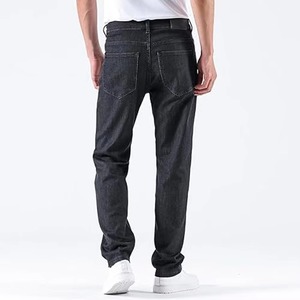 Custom Logo Men Denim <b>Joggers</b> Contrast Denim <b>Jeans</b> Plus Size Breathable Slim Denim <b>Jeans</b> Pants for Men Custom Design - Product Image 4