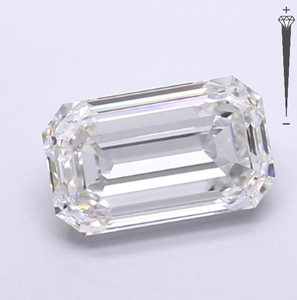 Diamante Cultivado en Laboratorio con Certificación IGI, Corte Esmeralda de 3.93 CT, Color E, Claridad VVS2, CVD LG 735549567, ROYAL GEMS para Joyería - Product Image 3
