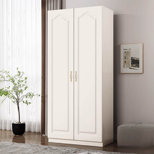 Armario de Madera Premium con Barra para Colgar y Estantes de Varias Capas, Diseño Moderno para Dormitorios Contemporáneos - Product Image 5