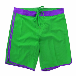 Shorts de bain personnalisés à séchage rapide en polyester pour hommes, shorts de plage et de surf avec cordon de serrage, fournisseur OEM ODM - Product Image 4