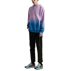 Sweat à capuche oversize pour homme en molleton 100% coton 400g, design uni teint, technique brodée, écologique, vêtement d'hiver durable - Product Image 4
