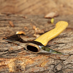 Hacha de campamento Nordic Forge de acero al carbono de 15 pulgadas con mango de madera de fresno, funda de cuero, personalizada industrialmente, OEM, grabada con ácido - Product Image 4