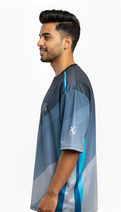 เสื้อยืดโอเวอร์ไซส์ผู้ชายสุดเทรนด์ พิมพ์ลายแบบซับลิเมชั่น สไตล์สตรีทแวร์ลำลอง ทรงหลวม แฟชั่นยอดนิยม - Product Image 5