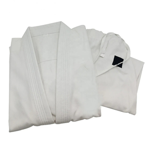 Uniforme de karaté blanc 100% coton, durable, coupe classique, unisexe, ensemble de vêtements d'arts martiaux pour adultes - Product Image 2