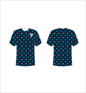 Camiseta de Hombre con Estampado de Puntos, Cuello Redondo, Manga Corta, Transpirable, Corte Regular, Informal, con Diseño Gráfico Sublimado - Product Image 1
