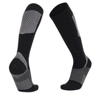 <b>Men</b>’s Performance Sports <b>Socks</b> Breathable Athletic Crew <b>Socks</b> with Comfortable Stretch Fit for Running Fitness Training Gym Work - Product Image 1