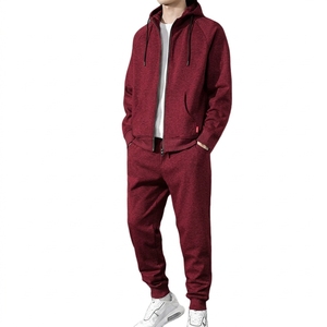 Conjunto Deportivo de Felpa Personalizado para Hombre, Transpirable, de Otoño, Pantalón Largo, Sudadera, Ropa Deportiva de Algodón para Entrenamiento - Product Image 2