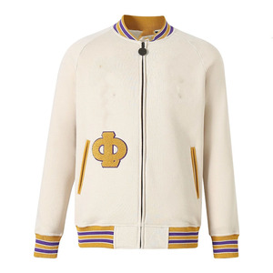 Chaqueta Varsity de Béisbol para Hombre, Gruesa, de 500g, con Recubrimiento, de Buena Calidad, Estilo Color-Block, Ropa Urbana de Invierno, Alpha - Product Image 5