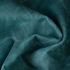 Premium Quality <b>Teal</b> Hard Wax Pull Up Cowhide Leather Material Perfect For Vintage <b>Shoes</b> Durable Boots Luxury Handbags Crafts - Product Image 2