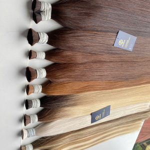 Rusa Hanoi Cheveux Humains Vierges Vietnamiens en Vrac, Double Trame Faite à la Machine, Super Double Drawn, 100g, Pointes Pleines, Toutes Couleurs, Logo Personnalisé - Product Image 2