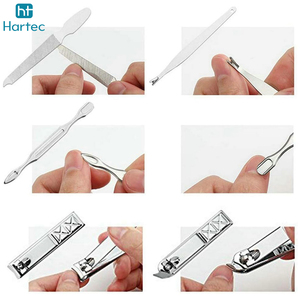 Juego de 17 piezas de buena calidad, producto de la zona alta, para uso en salón, para mujeres, juego profesional de manicura y pedicura de acero inoxidable. - Product Image 3