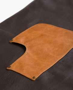 Delantal de Cuero Genuino Resistente para Carpintería y Enmarcado - Protección de Alta Resistencia, Delantal con Cinturón para Herramientas a Prueba de Olores para Constructores - Product Image 5