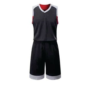 ชุดบาสเก็ตบอลแบบกำหนดเองพร้อมเสื้อเจอร์ซีย์ไร้แขนผ้าบางเบาแห้งเร็วและกางเกงขาสั้นเข้าชุด - Product Image 1
