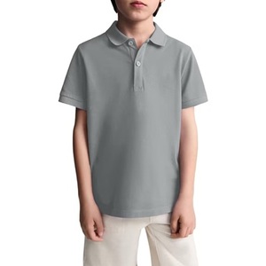Polo classique pour garçons en tissu écologique mélange coton/élasthanne, séchage rapide et respirant, style décontracté chic de BD - Product Image 3