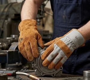 Gants de sécurité antidérapants PRI pour écran tactile, en microfibre avec revêtement en silicone, pour mécaniciens industriels, en stock - Product Image 2