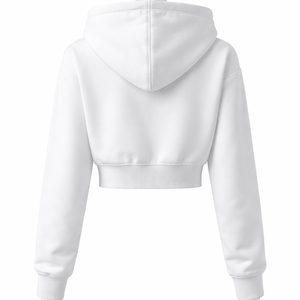 Sudadera Corta con Capucha Personalizada al por Mayor para Mujer - Calidad Premium para Compras al por Mayor Directamente del Fabricante - Product Image 2