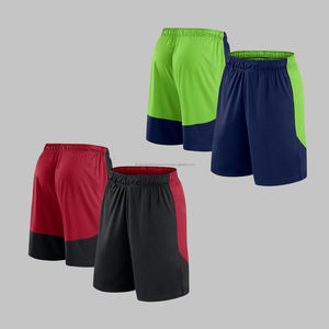 Nouveau short de basket-ball pour hommes vente en gros de vêtements de sport en maille brodés hip-hop style d'ensemble respirant grande taille - Product Image 1