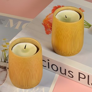 <b>Dinner</b> Table Decor Supplies Bamboo <b>Candle</b> Centerpiece Stand Special <b>Candles</b> for Wedding Decoration Centerpieces - Product Image 1