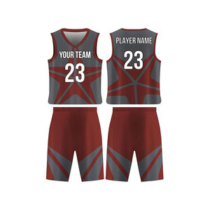 Ensemble de maillots de basket personnalisés bleu et blanc à imprimé géométrique, sublimé, anti-humidité, unisexe, pour adultes, sans manches, col rond - Product Image 2